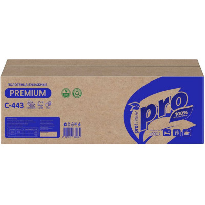 Полотенца Protissue арт. С443 PROfessional Z сложения PRO, 190 листов 25956