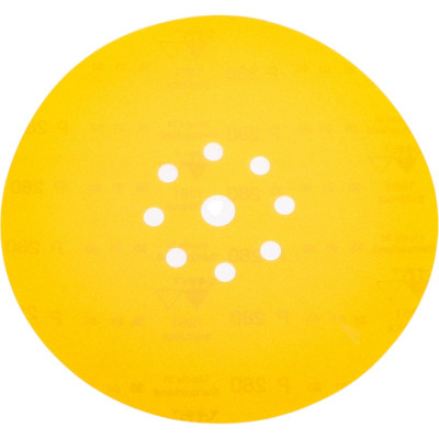 Шлифовальный круг на липучке Giraffe GOLD 225 мм, 9 отверстий, Р280 ABRAFORM AF-GG-280