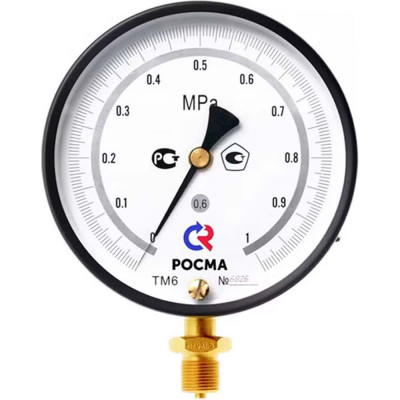 Манометр точных измерений РОСМА ТМ-610РМТИ.00 (0-4МПа) ДК150 М20х1.5, класс точности 0.4 D070-06354