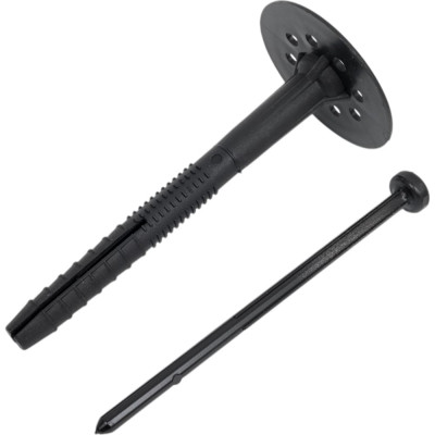 Дюбель-гриб для теплоизоляции Интехпласт 10*110 с пластиковым гвоздем, 100 шт 123265564598