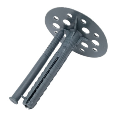 Дюбель-гриб для теплоизоляции Интехпласт 10*80 с пластиковым гвоздем, 100 шт 859636251475