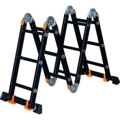 Лестница-стремянка WORKY 4x3 трансформер МИ ПРОФИ, высота 3.9 м ARD260017