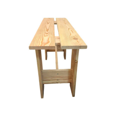 Лавка деревянная из лиственницы стандартная ООО Сибирский лес 4656760335119