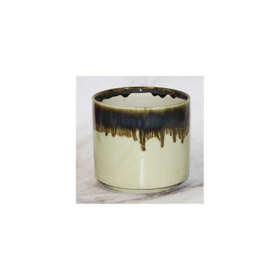 Кашпо SCHEURICH керамика Vintage d14см h13см бежево коричневый 072496