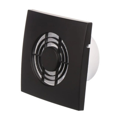 Вентилятор бытовой с пониженным уровнем шума и обратным клапаном Эвент Зефир 100Сок карбон