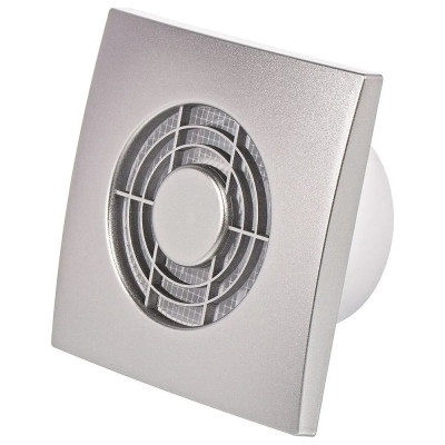 Вентилятор бытовой с пониженным уровнем шума и обратным клапаном Эвент Зефир 100Сок хром