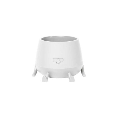 Кашпо bmc КШ 1850 Мистер Крутой Белый, 11х9 см, 600мл 072622