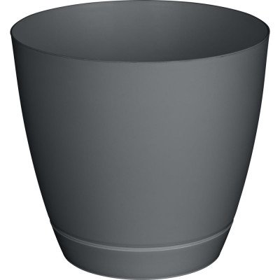 Горшок для цветов Idiland Flora 2,2 л, с поддоном (черный) 231600730/00