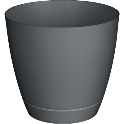 Горшок для цветов Idiland Flora 3,2 л, с поддоном (черный) 231600830/00