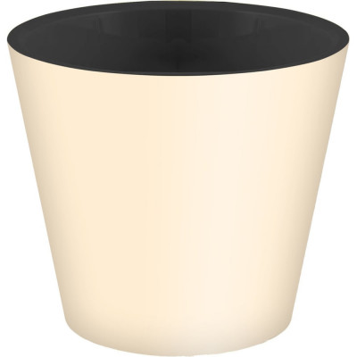 Горшок для цветов Idiland Rosemary D200 мм, 4 л с дренажной вставкой (светло-бежевый) 221600125/0102