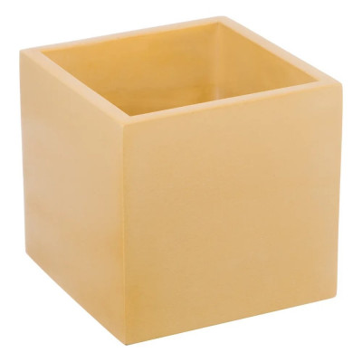Кашпо Вещицы Квадро 1.3 л, желтый Kras1
