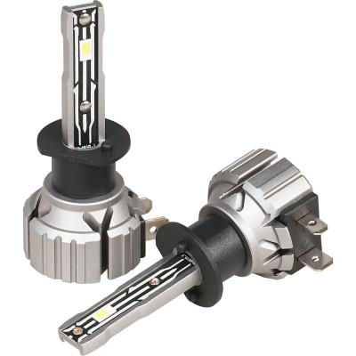 Лампa светодиодная Airline H1, 12В, 17Вт, 6000К (Белый), 4000Лм, для рефлектора и линз, комплект 2шт. STANDART AEAR001