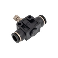 Фитинг с винтовым краном трубки ПВХ 10 шт, 8 мм ДАЛИ-авто DA-01290