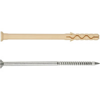 Дюбель-гвоздь ЕВРОПАРТНЕР pdg uk, потайная манжета, 8x140 мм, 10 шт. 1 0016 09