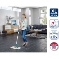 Швабра для пола с телескопической ручкой Leifheit HAUSREIN PROFI cotton plus 55023