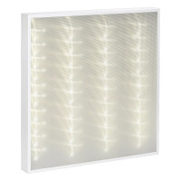 Светодиодный светильник IEK Lighting pro дво 2001 40вт, 4000к, ip40, 588x588мм, грильято, микропризма LTP-DVO2-2001-40-40-K01