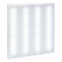 Светодиодный светильник IEK Lighting pro дво 2001 40вт, 6500к, ip40, 588x588мм, грильято, опал LTP-DVO1-2001-40-65-K01