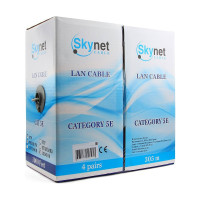 Кабель SkyNet Standart UTPнг(А)-LSLТx 4x2x0.48, медный, FLUKE TEST, кат.5e, однож., 305м, box, белый, CSS-UTP-LSLTx-4-CU