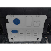 Защита картера Rival Geely Emgrand SS11 АКПП 2022-н.в., AL 3 mm, с крепежом, 333.1929.1