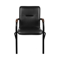 Конференц-кресло Easy Chair ua samba black к/з черн./орех v-4 1.031 1766836