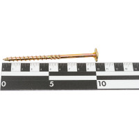 Саморезы с прессшайбой КРЕП-КОМП Torx, по дереву, желтый цинк, 6.0x100 мм, 100 шт. спд6100к