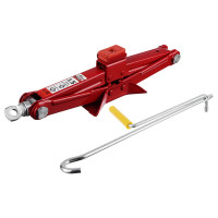 Механический домкрат ЕРМАК ромбический, 1.5 т, высота подъема 100-393 мм, резиновая площадка 770-058