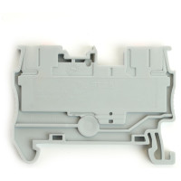 2-проводной проходной пружинный зажим STEKKER зни - 2,5 ,jxb pt 2,5, серый ld572-1-25, 100шт в упаковке 49241