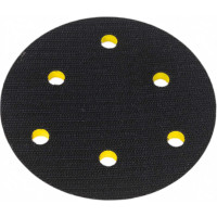 Подошва 125 мм для орбитальной шлифмашины (липучка, с отверстиями) Пневмо-Трейд PT-SPV6-125