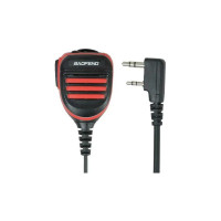 Микрофон Baofeng тангента, для радиостанций, красный 00029565