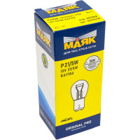 Автомобильная лампа накаливания МАЯК P21/5W, 12 В, 21/5W, BAY15D, Original Pro, уп-ка 10 шт. 01215/10