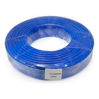 Трубка полиуретановая синяя PI TOOLS PU6-4-100, бухта 100 м, прямая до 8 бар, Арт. 4607