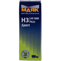 Автомобильная лампа МАЯК Н3 24V 100W PK22s 54350