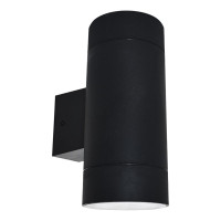 Накладной светильник Ecola 80013a Gx53, led, ip65, прозрачный, цилиндр, легкий, 2 x gx53, черный, 205x140x90 PB53C2ECH