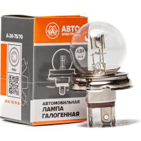 Автолампа АВТОЭЛЕКТРИКА а24-75/70 p45t фарная, 24 в, 09.02383