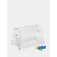 Лототрон для розыгрыша лотереи CRYSTAL-BOX игра +100 шариков в подарок. 20x30 см loto1+100