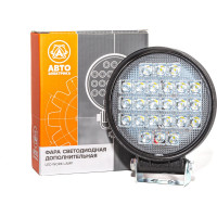 Фара АВТОЭЛЕКТРИКА ae72r-24led-42hc круглая, направленный свет, 24 диодов, 72 w, 115x42x142, 12/24v 09.02421