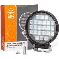 Фара АВТОЭЛЕКТРИКА ae72r-24led-42pc круглая, рассеиваемый свет, 24 диодов, 72w, 115x42x142, 12/24 v 09.02420