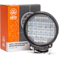 Фара АВТОЭЛЕКТРИКА ae72r-24led-65pc круглая, рассеиваемый свет, 24 диодов, 72 w, 115x65x142, 12/24v 09.02418
