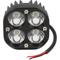 Светодиодная фара Airline квадратная, 4 LED направленный свет, 40W (78x78x50) 12/24V ALED036