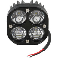 Светодиодная фара Airline квадратная, 4 LED рассеянный свет, 40W (78x78x50) 12/24V ALED037