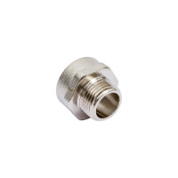 Переходник STI 1/2" х3/8" внутренняя-наружная, никелированный 3590