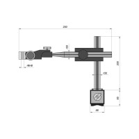 Штатив для измерительных головок с магнитным основанием ШМ-II-Н Beltools ri.221.16
