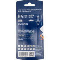 Автомобильная лампа МАЯК Super White+30% Н4, 12V, 60/55W, P43t, блистер 52420SW/BL