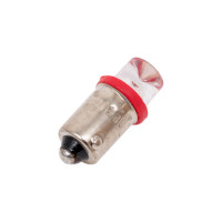 Светодиод МАЯК 12V T 8 BA9s CONE RED (габарит) 12T8-R