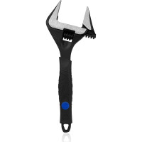 Ключ разводной vertextools 200мм увеличенный диапазон раскрытия с тонкими губками 2220-200