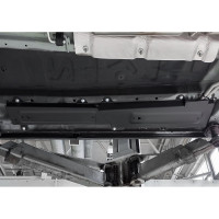 Защита трубок кондиционера + комплект крепежа Rival Сталь, Jetour X90 Plus, V-1.6, V-2.0, Робот, передний, 2023- 111.0940.1