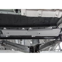 Защита трубок кондиционера + комплект крепежа Rival Алюминий, Jetour X90 Plus, V-1.6, V-2.0, Робот, передний, 2023- 333.0940.1