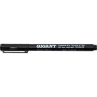 Маркер для пленок и ПВХ Gigant 0.3 мм черный GPMB-03
