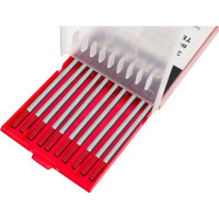 Электроды вольфрамовые (WT-20-175; 3 мм; красный; DC; 10 шт) Gigant TE-WT-X-3,0