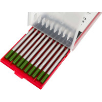 Электроды вольфрамовые (WP-175; 4 мм; зеленый; АС; 10 шт) Gigant TE-WP-X-4,0